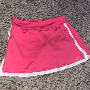 pink nike tennis skirt